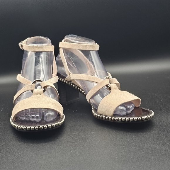 Salvatore Ferragamo Studded Heeled Sandals - Picture 7 of 12